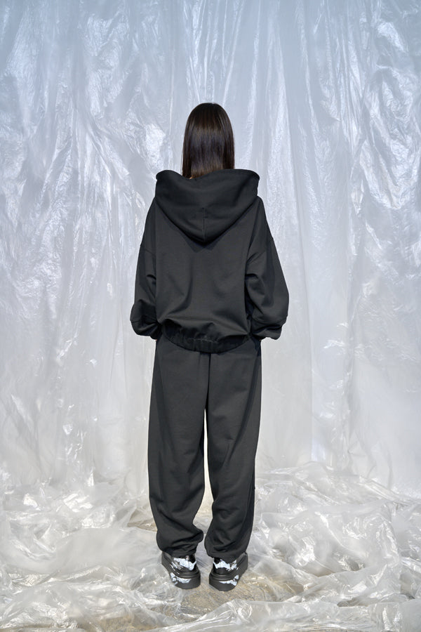 Nora Lily】3D Switching Sweat Pants-BLACK-224760073-19F – INTERPLAY