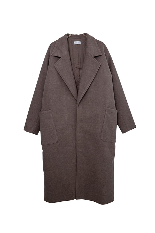 【Nora Lily】 Long Back Slit Tailor Coat(UNISEX)-GREGE-223542043-53