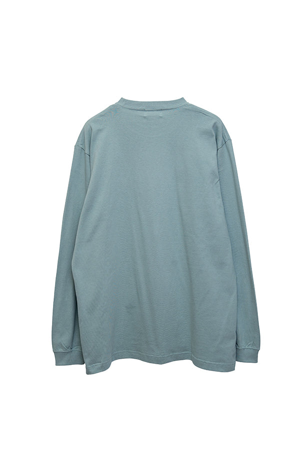 【Nora Lily】 Botanical Dream Long Sleeve T-Shirt(UNISEX)-Smoky GREEN-224120004-21