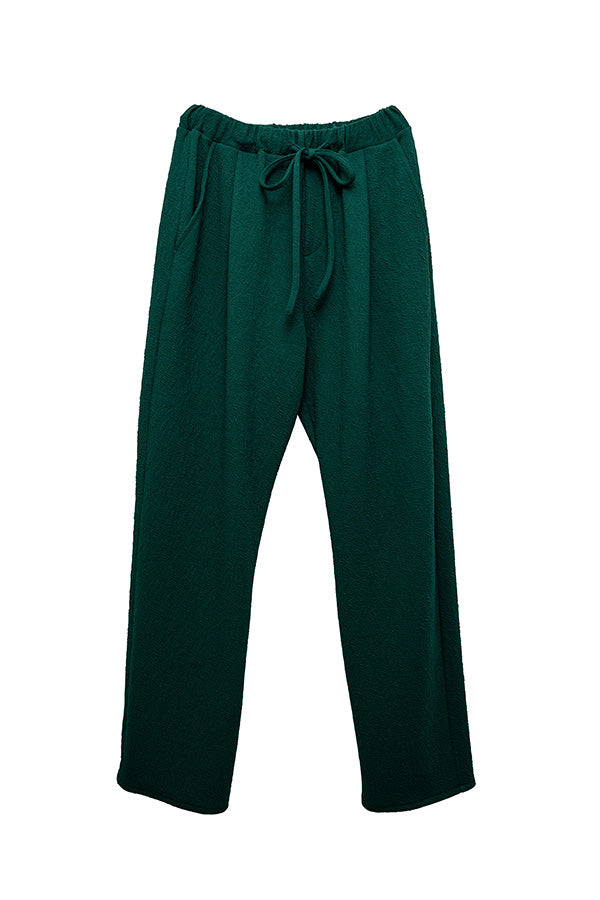 【Nora Lily】 Melange Wide Pants(UNISEX)-GREEN-224160047-22