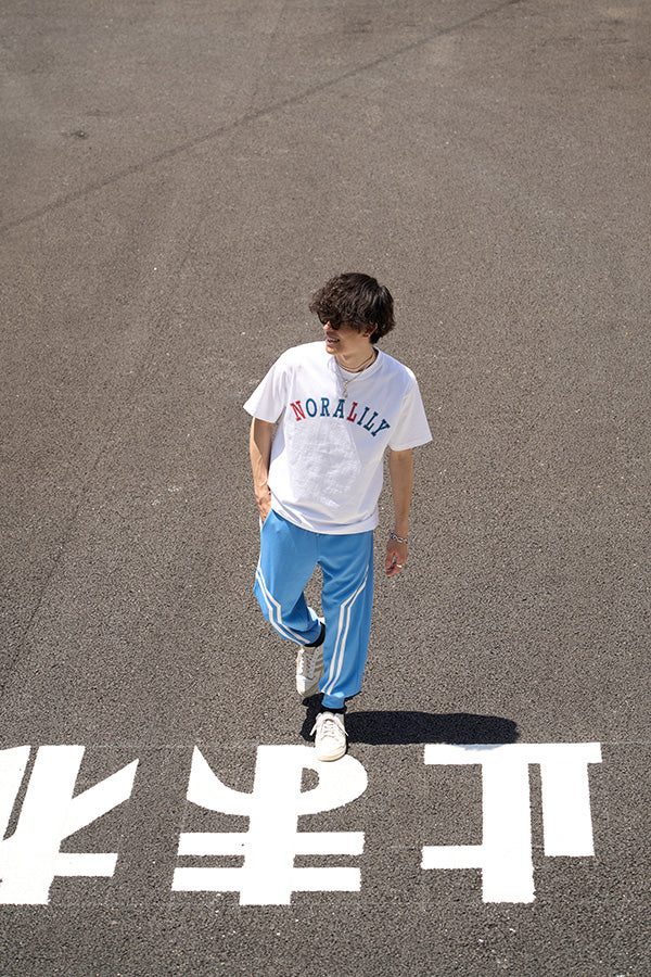 【Nora Lily】NL College Logo T-Shirt(UNISEX)-WHITE-224320006-01L