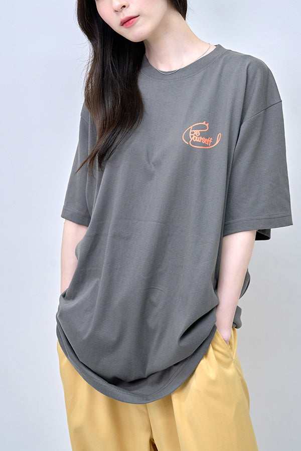 【Nora Lily】Cat Parent and Child T-Shirt(UNISEX)-slategrey-224320008-19L