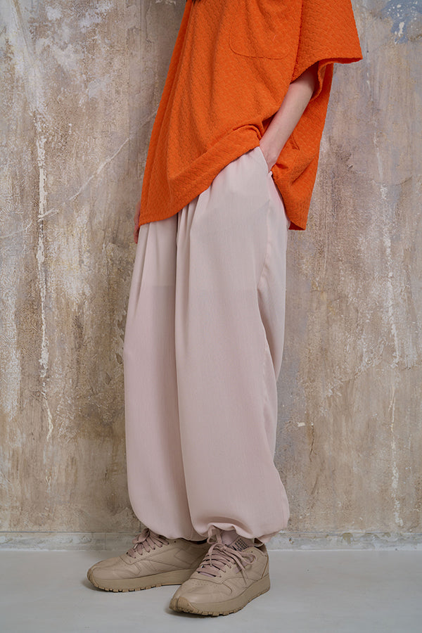 【Nora Lily】2Tuck Wide Relax Pants(UNISEX)-Light Grey Beige-224360052-11