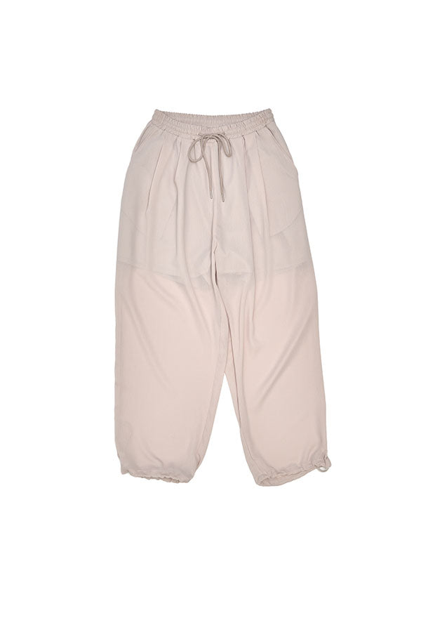 【Nora Lily】2Tuck Wide Relax Pants(UNISEX)-Light Grey Beige-224360052-11