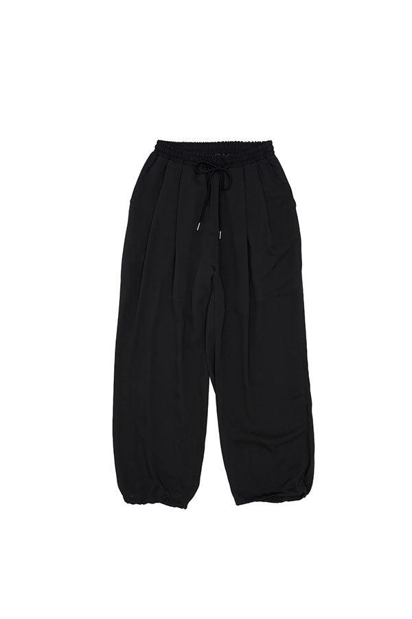 【Nora Lily】2Tuck Wide Relax Pants(UNISEX)-BLACK-224360052-19