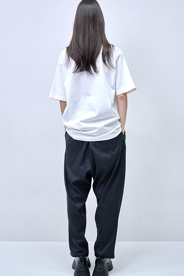 【Nora Lily】2 Tuck Tapered Pants(UNISEX)-BLACK-224360053-19F