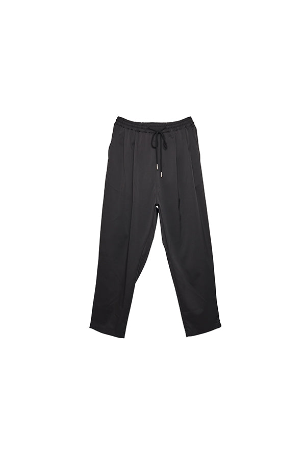 【Nora Lily】2 Tuck Tapered Pants(UNISEX)-BLACK-224360053-19F