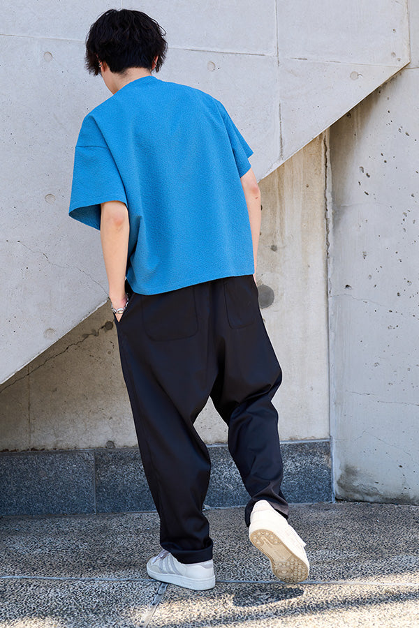 【Nora Lily】2 Tuck Tapered Pants(UNISEX)-BLACK-224360053-19F