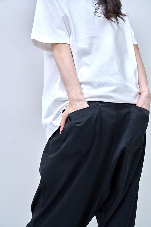 【Nora Lily】2 Tuck Tapered Pants(UNISEX)-BLACK-224360053-19F