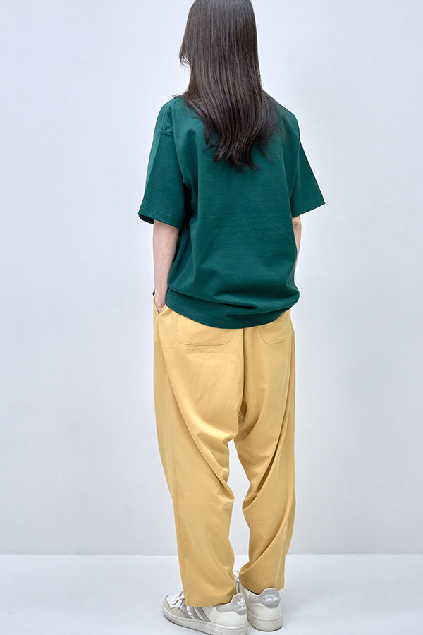 【Nora Lily】2 Tuck Tapered Pants(UNISEX)-Light YELLOW-224360053-31F