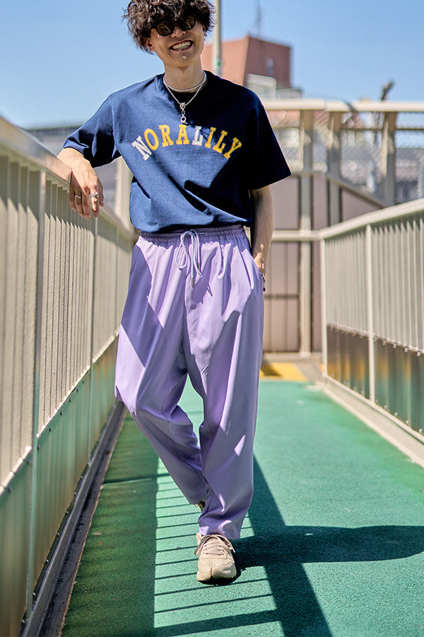 【Nora Lily】2 Tuck Tapered Pants(UNISEX)-PURPLE-224360053-83F