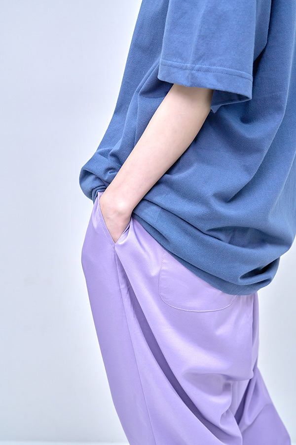 【Nora Lily】2 Tuck Tapered Pants(UNISEX)-PURPLE-224360053-83F