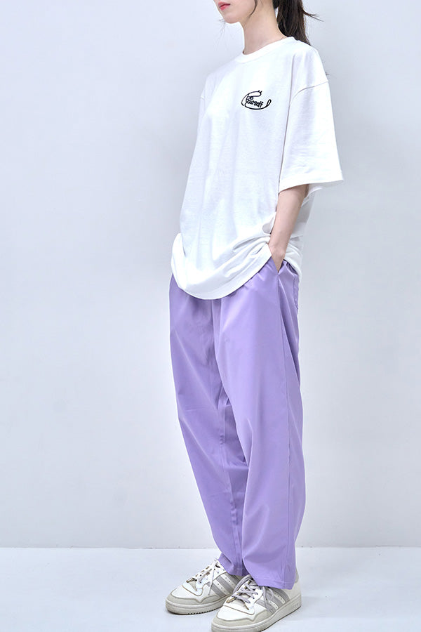 【Nora Lily】2 Tuck Tapered Pants(UNISEX)-PURPLE-224360053-83F