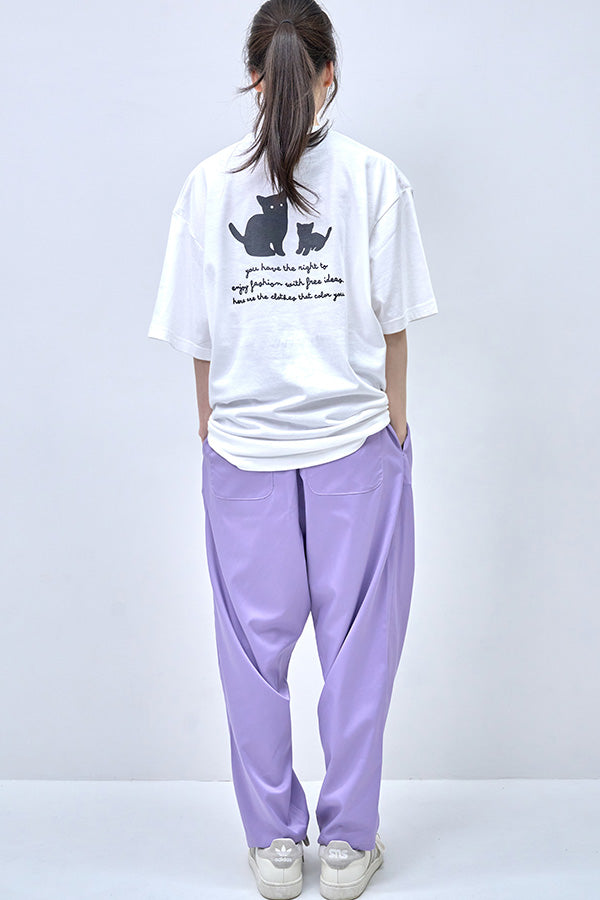 【Nora Lily】2 Tuck Tapered Pants(UNISEX)-PURPLE-224360053-83F