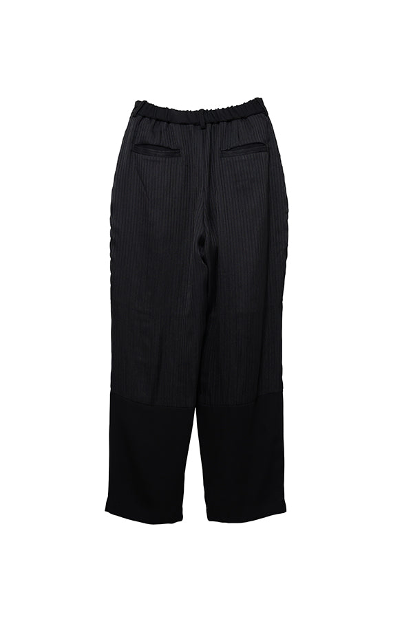 【Nora Lily】Sheer Layered Pants(UNISEX)-BLACK-224360054-19