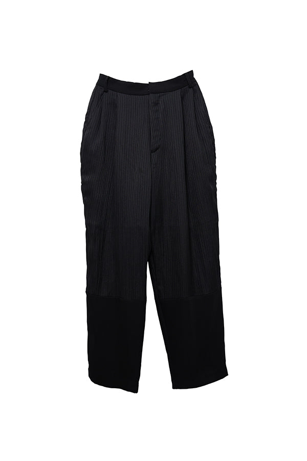 【Nora Lily】Sheer Layered Pants(UNISEX)-BLACK-224360054-19