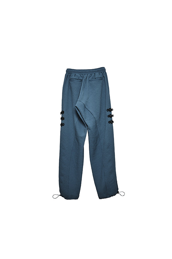 【Nora Lily】Melange China Straight Pants(UNISEX)-BLUE-224360055-92