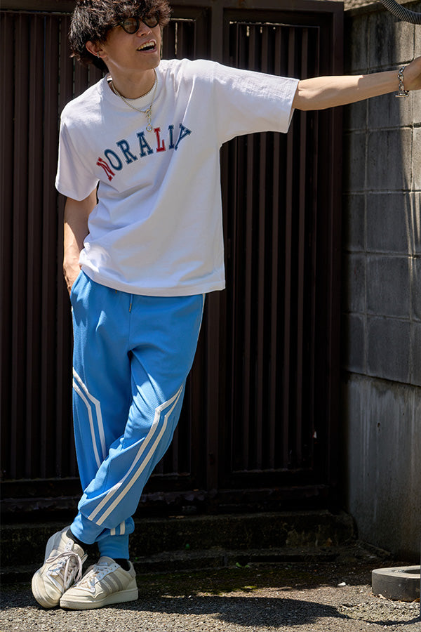 【Nora Lily】Shift Line Track Pants(UNISEX)-BLUE-224360056-92F