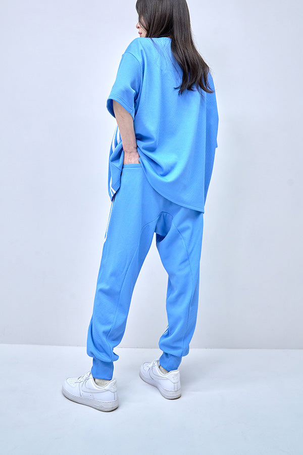 【Nora Lily】Shift Line Track Pants(UNISEX)-BLUE-224360056-92F