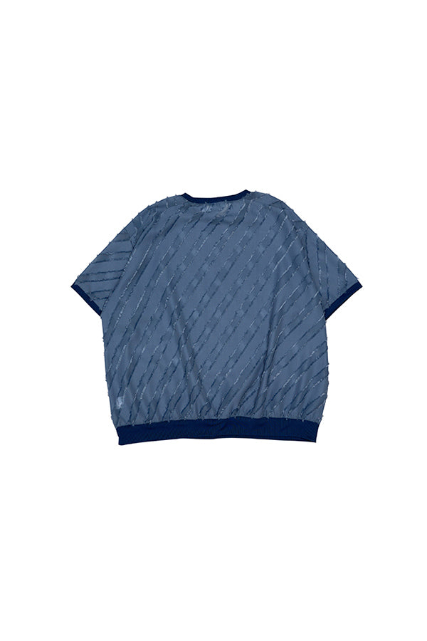 【Nora Lily】Sheer Gather Pullover(UNISEX)-Light BLUE-224380089-90