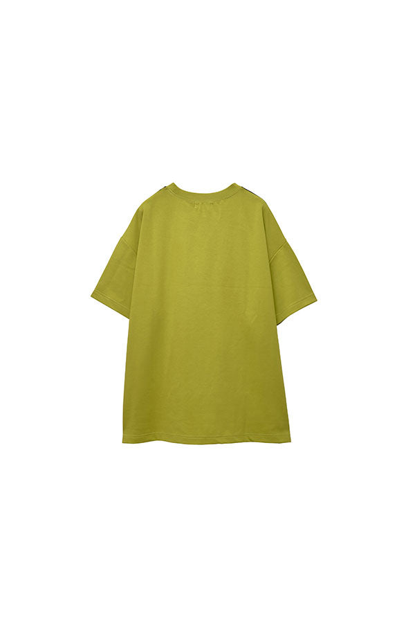 【Nora Lily】 Abstract Watercolor Pullover(UNISEX)-Light GREEN-22438013-21F