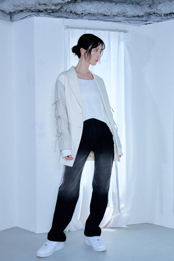 【Nora Lily】「elle」Ribbon Jacket-Off White-224542087-04F