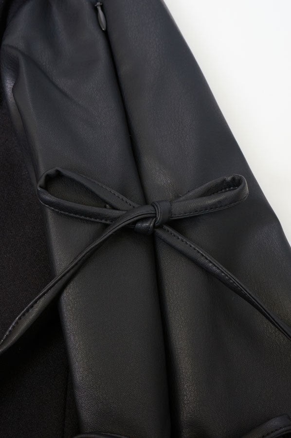 【Nora Lily】「elle」Ribbon Jacket-Black-224542087-19F