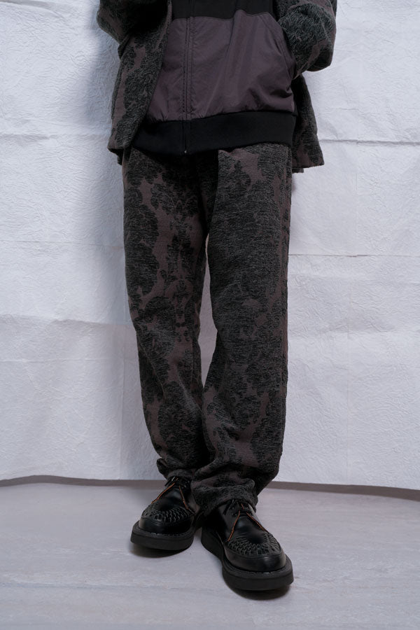 【Nora Lily】Flower Hairy Pants (UNISEX)-BLACK-224560060-19F