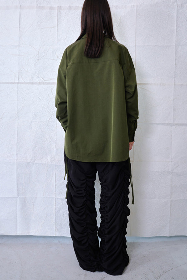 【Nora Lily】Super Shirring Pants (UNISEX)-BLACK-224560062-19F