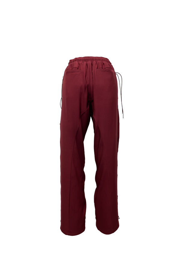 【Nora Lily】Racing Code Pants (UNISEX)-BORDEAUX-224560064-69F