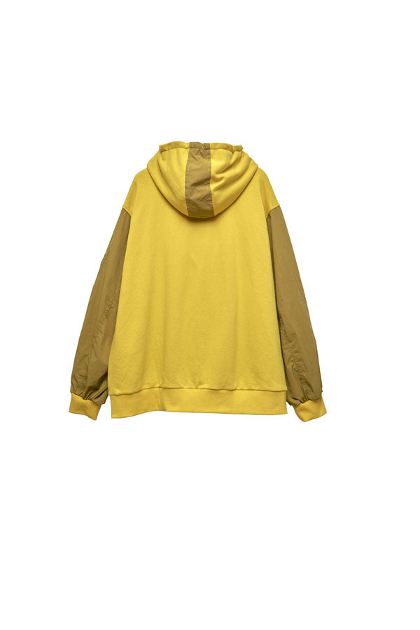 【Nora Lily】MA-1 Sleeve Zip Parka (UNISEX)-MUSTARD-224580100-33F