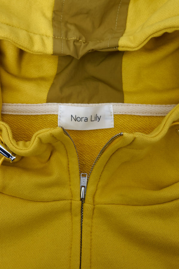 【Nora Lily】MA-1 Sleeve Zip Parka (UNISEX)-MUSTARD-224580100-33F