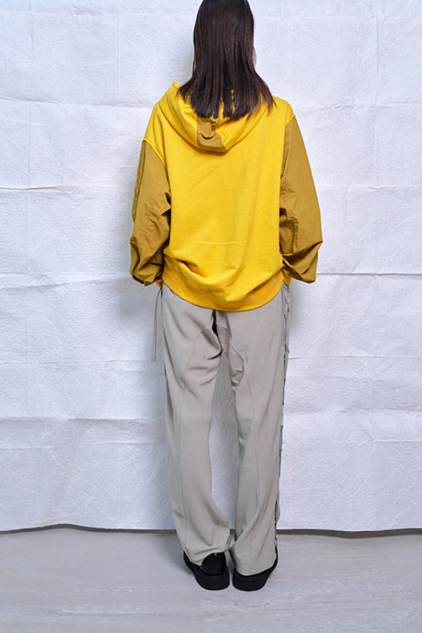 【Nora Lily】MA-1 Sleeve Zip Parka (UNISEX)-MUSTARD-224580100-33F