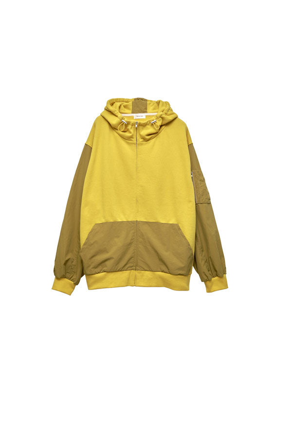 【Nora Lily】MA-1 Sleeve Zip Parka (UNISEX)-MUSTARD-224580100-33F