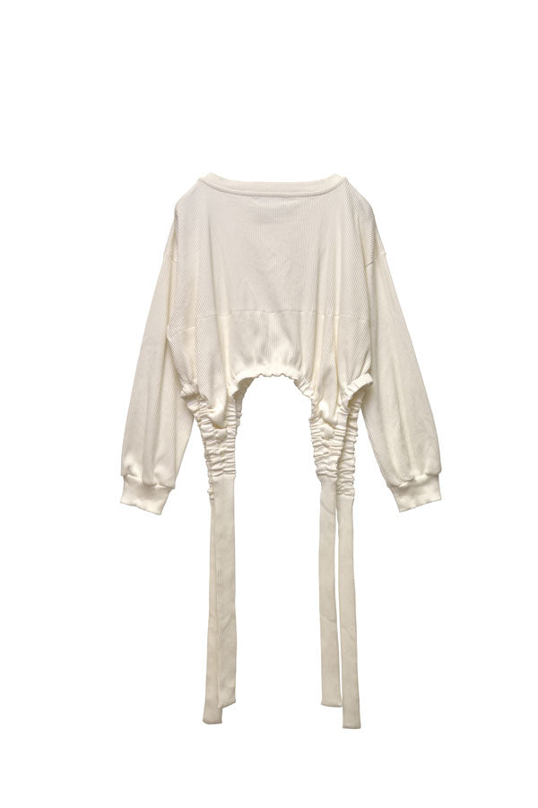 【Nora Lily】「elle」String Hung Down Top-WHITE-224580110-01F