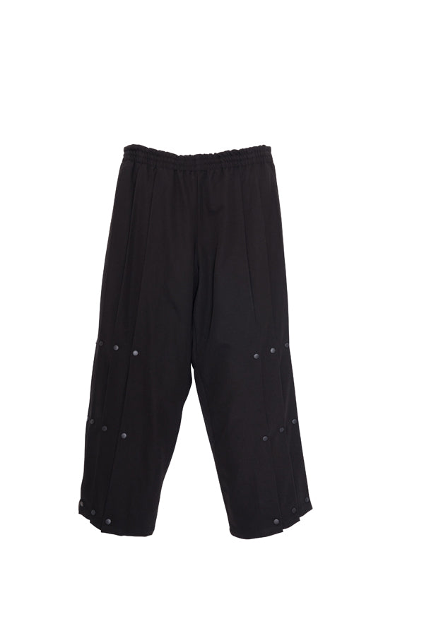 【Nora Lily】Tuck Tuck Wide Pants(UNISEX)-BLACK-224760071-19F