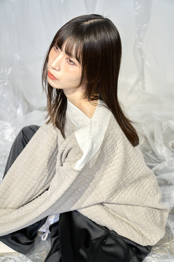 【Nora Lily】Fluffy Popping Tops-Light GREY-224780118-11F