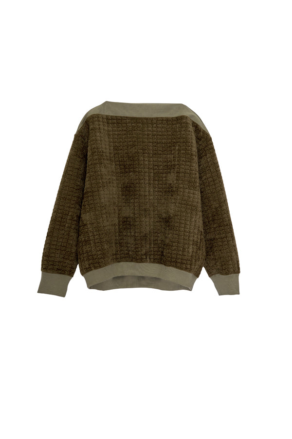 【Nora Lily】Fluffy Popping Tops-KHAKI(khaki)-224780118-27F