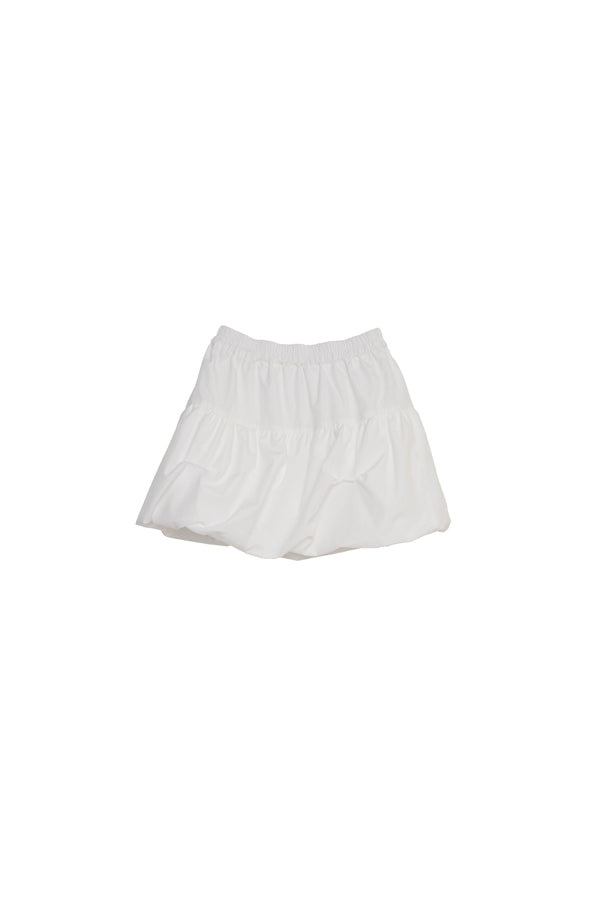 【Nora Lily】「elle」Moondrop Balloon Short Skirt-White-225360089-01F