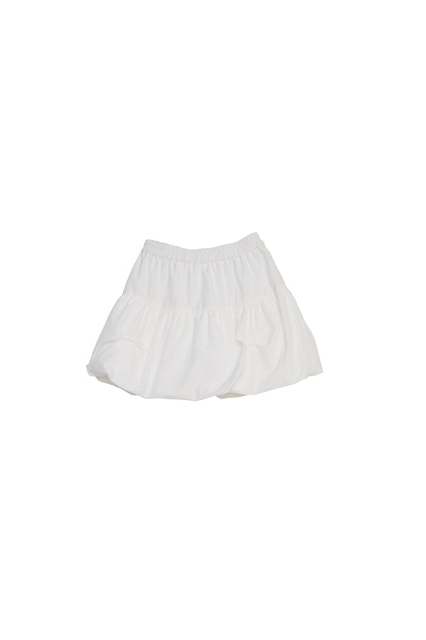 【Nora Lily】「elle」Moondrop Balloon Short Skirt-White-225360089-01F