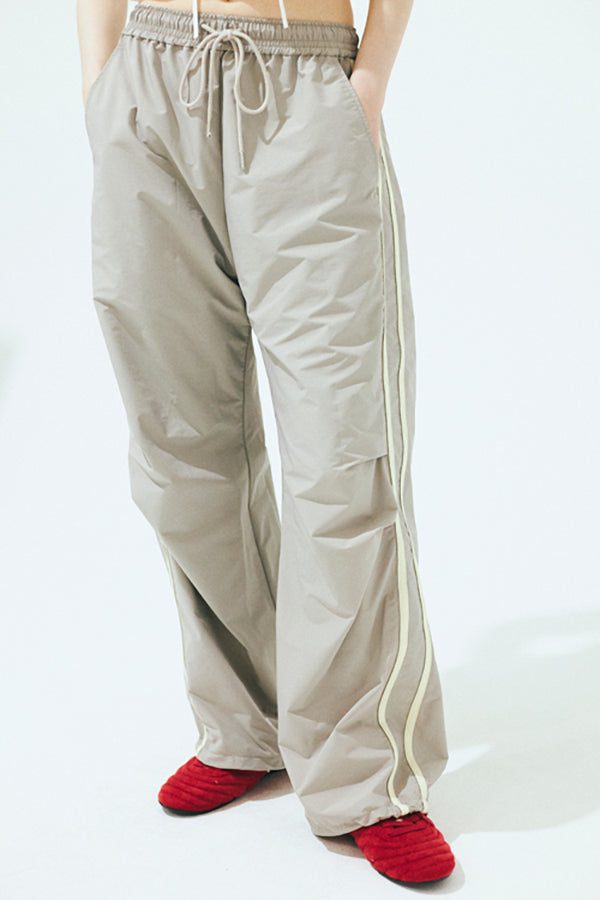 【Nora Lily】「elle」Eggline Track Pants-Rose Grey-225360090-11F