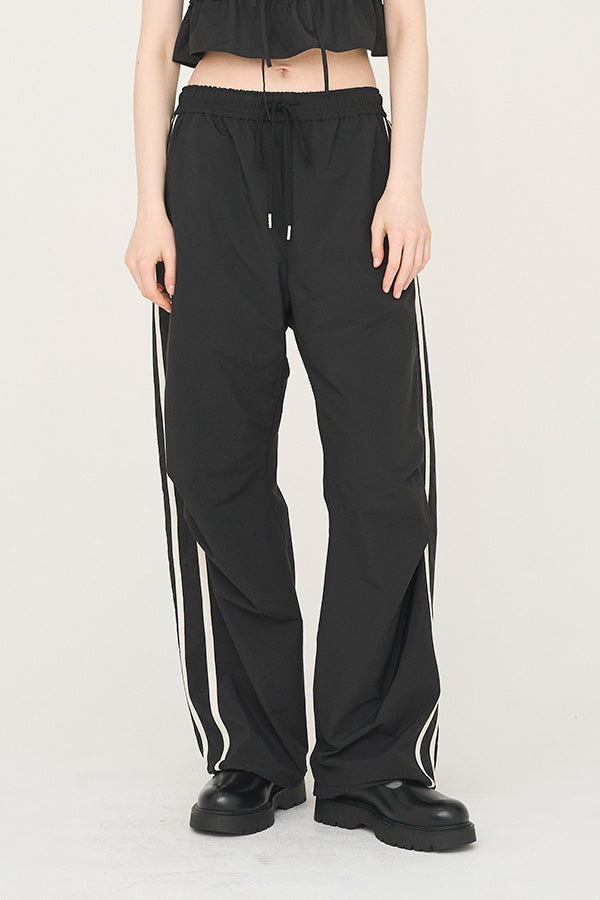 【Nora Lily】「elle」Eggline Track Pants-Black-225360090-19F
