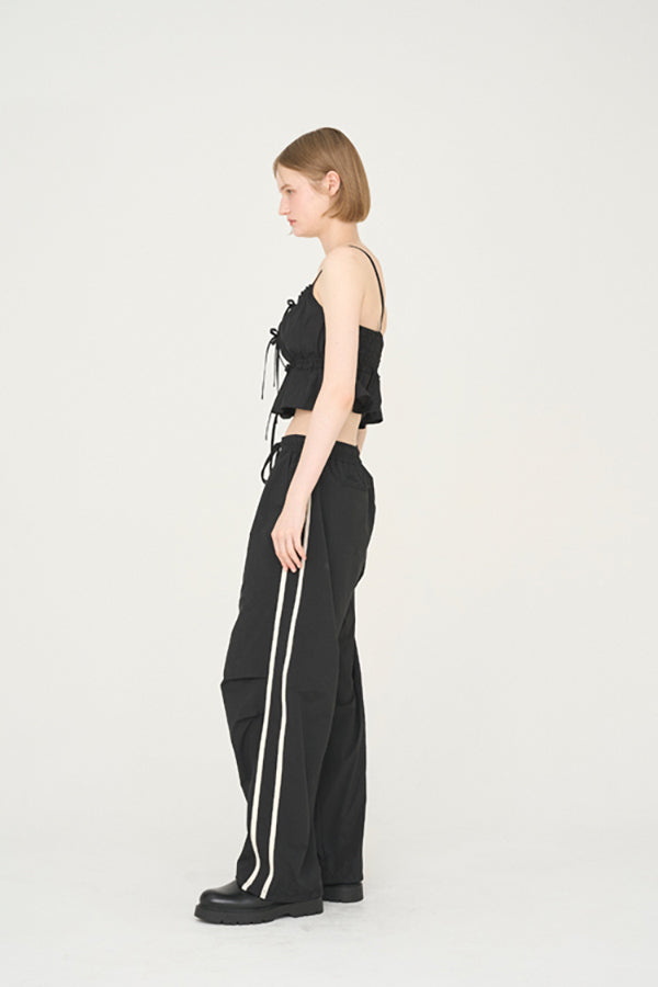 【Nora Lily】「elle」Eggline Track Pants-Black-225360090-19F