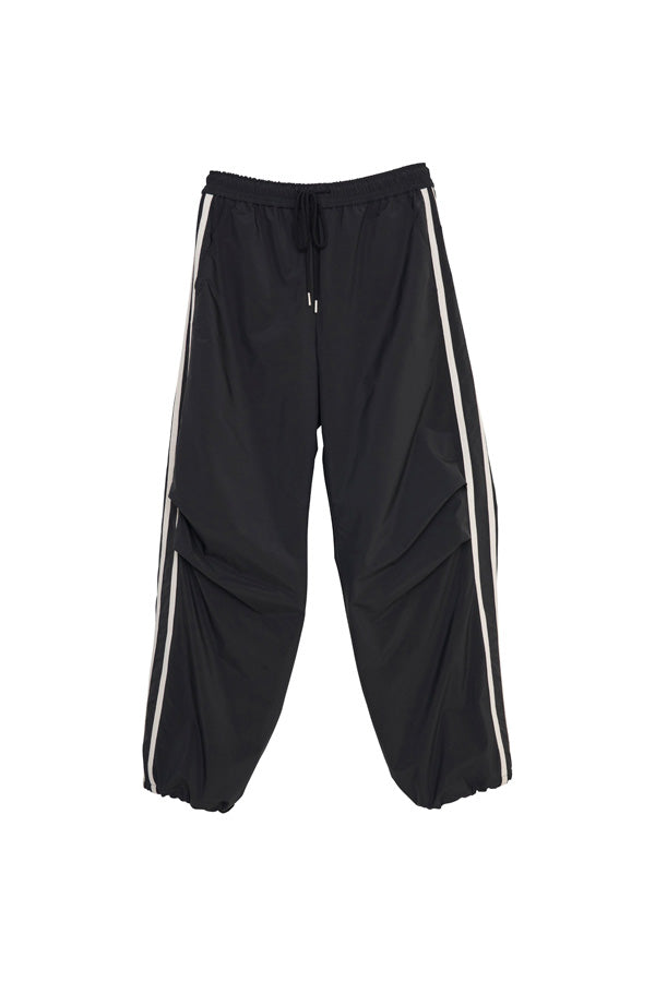 【Nora Lily】「elle」Eggline Track Pants-Black-225360090-19F