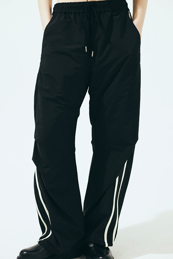 【Nora Lily】「elle」Eggline Track Pants-Black-225360090-19F