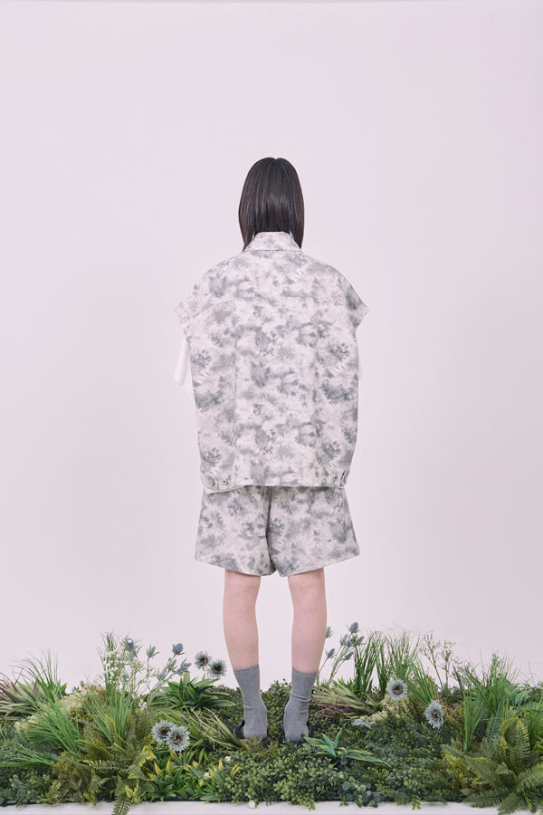 【Nora Lily】Utility Chic Short Pants-White-225360096-01F