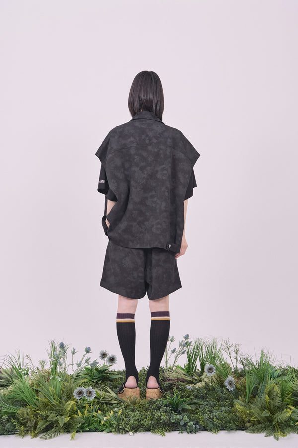 【Nora Lily】Utility Chic Short Pants-Black-225360096-19F