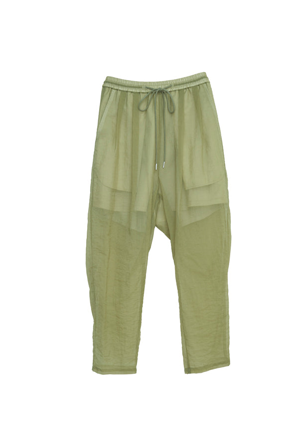 【Nora Lily】Lucent Breeze Relax Trousers-Khaki-225360097-27F