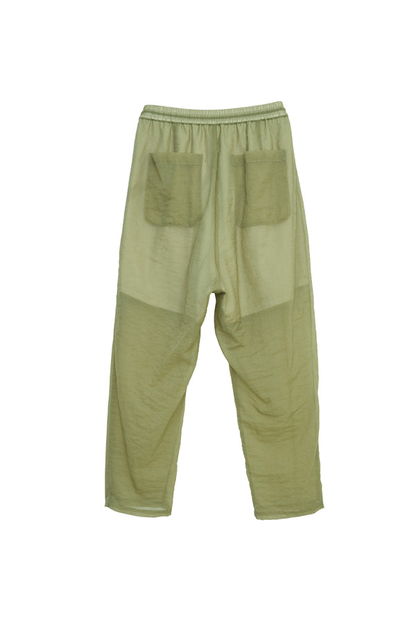【Nora Lily】Lucent Breeze Relax Trousers-Khaki-225360097-27F