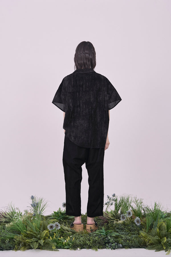 【Nora Lily】Lucent Breeze Relax Trousers-Navy-225360097-93F